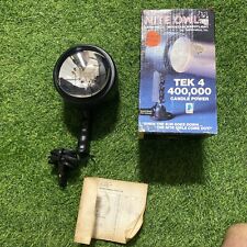 Vintage Nite Owl Handheld Spotlight - TekNovation 1986 400,000 Cp Made in USA picture