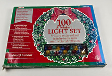 VTG Sears Best 100 Miniature Multicolor Reflector Light Set Indoor Outdoor READ picture