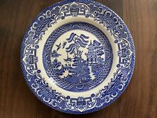 Vintage EIT England Willow Blue & White Transferware 6.5” Single Dish Plate picture
