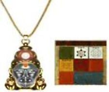 BHAGYA RATAN Hanuman Chalisa Yantra With Gold Plated Chain And Navgrha Brass picture