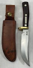 Vintage USA Schrade Walden Old Timer USA 165 Fixed Blade Knife & Sheath picture