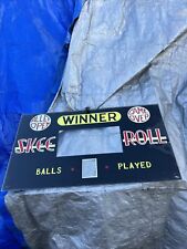 giant 27 1/2 by 15 1/2'' SKEE BALL   Lane arcade game sign marquee picture