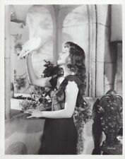 Maria Montez 1940's glamour pose holding white dove vintage 8x10 inch photo picture