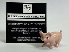 Hagen Renaker #804 847 Pig Standing NOS Last of the Factory Stock Pink  picture