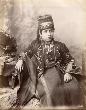 Bonfils. Palestine, Woman of Bethlehem Vintage Albumen Print. Félix Bonfils, born  picture