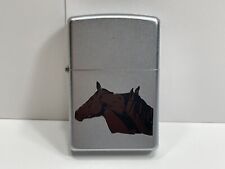 Zippo Horse Heads - Brushed Chrome Lighter (Dated 2006) picture