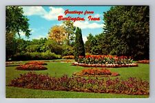Burlington IA-Iowa, Beautiful Crapo Park, Antique, Vintage Souvenir Postcard picture