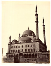 Egypt, Bonfils le Cairo, Mohammed Ali Mosque Vintage Print, Albumin Print  picture