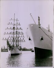 LG772 1972 Original Photo GLORIA Colombian Navy Training Ship Le Havre France picture