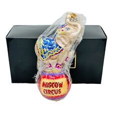 Christopher Radko The Greatest Show On Earth Glass Christmas Ornament 8” NEW picture