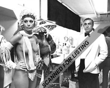 JAMES BOND SEAN CONNERY w/ Vegas Showgirl 8X10 PHOTO #8861 DIAMONDS ARE FOREVER picture