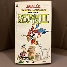 Mad's Don Martin Presents Captain Klutz II 1983 1st Printing Warner Paperback PB picture
