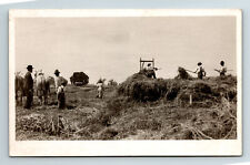 RPPC Postcard San Joaquin County CA California Developed Land Farm Workers picture