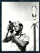 CUBAN REVOLUTION NAVY CADET USING OLD SEXTANT CUBA 1960s VINTAGE Photo Y 248 picture