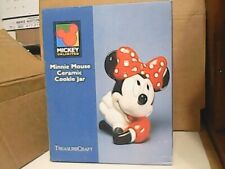 Vintage 1990s Minnie Mouse Disney Treasure Craft Unlimited Ceramic Cookie Jar picture