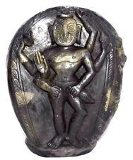 Rare Big Size Shri Vitthala Giridhari on Golden Govardhana Shaligram Shilla picture
