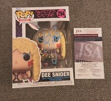 DEE SNIDER SIGNED FUNKO POP TWISTED SISTER JSA AUTHENTICATED #WA908658 WANNAROCK picture