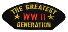 WWII WORLD WAR II TWO 2 THE GREATEST GENERATION PATCH PACIFIC EUROPE picture