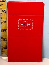 Vintage Sara Lee Pies & Cakes Red Pocket Protector picture
