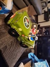 M&M Army Jeep Candy Dispenser Green Military Collectible Toy Lights Sound 2009 picture
