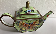 Teapot - Kelvin Chen Miniature - Butterfly with Flowers picture