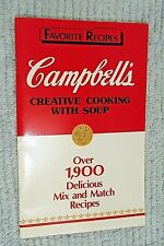 1987 Over 1900 Favorite Recipes Campbell's Creative Cooking w Soup  FREE S/H  picture