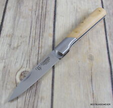 CUDEMAN FOLDING KNIFE OLIVE WOOD HANDLE RAZOR SHARP BLADE MADE IN SPAIN picture