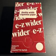 Vintage E-Z Wider Rolling Papers - Sealed Box 25 Packs, 32 Sheets Per Pack - NOS picture