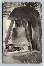 San Gabriel CA, San Gabriel Mission Bell, California Vintage Postcard picture