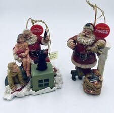 Things Go Better With Coke & It’s My Gift For Thirst 1999 Coca Cola Ornaments picture