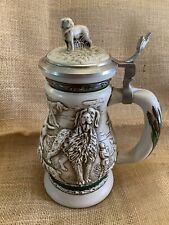 Vintage Avon 1991 Great Dogs of The Outdoors Stein Handcrafted in Brazil #81373 picture