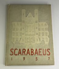Vintage 1957 Chicago “Scarabaeus” High School Yearbook picture