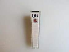 Vintage Miller Lite Four-Sided Acrylic Beer Tap Handle NEW picture