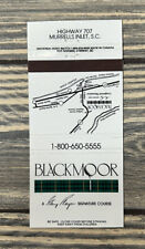 Vintage Blackmoor Murrells Inlet SC Matchbook Cover Advertisement A picture