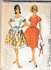 Vintage McCall's Pattern 5731 Misses Raglan Sleeved Dress Size 10, FF picture