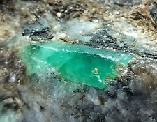 84 Gram Top green Emerald Crystal on Matrix From Afghanistan picture