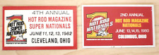 1980 , 1982 hot rod magazine super nationals  dash plaque QTY .2 picture