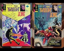 TWILIGHT ZONE #60, 62 FN/VF (Gold Key 1974-75) Villamonte Covers JACK SPARLING picture