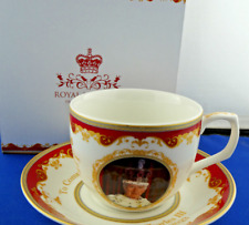 King Charles III Coronation  Cup &Saucer Fine China Royal Heritage  NEW picture