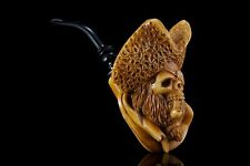 Reverse Calabash  Pirate Pipe By Kenan Block Meerschaum-NEW Handmade W CASE#1388 picture