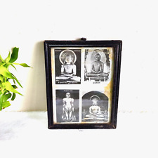 1940s Vintage Jain Tirthankar Well Framed Print Decorative PR43 picture
