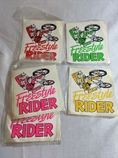 NOS VTG 5 Oforiginal Freestyle rider sticker BMX old school GT hutch elf redline picture