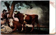 The Bull De Stier Paulus Potter Oil Painting The Hague in Netherlands Postcard picture