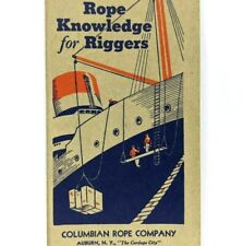 Richards Conover Hardware Kansas City OK Columbian Rope Knowledge Riggers Vtg 3R picture