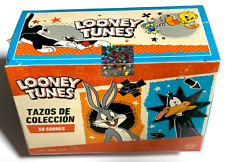 2023 BOX LOONEY TUNES WB - 50 SEALED PACKS Tazos Pogs Flips PIOLIN BUGS BUNNY picture