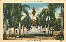 Parque Duartes Park Ciudad Trujillo City Dominican Republic Postcard picture
