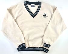 Vintage 90s Spirit Mountain Casino V Neck Embroidered Pullover Sweatshirt Size L picture