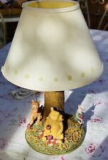 RARE Vintage Classic Winnie the Pooh Lamp Michel & Co. Piglet Tigger Tree Apples picture