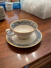 SET OF 12 Lenox Autumn Footed Tea cup and Saucer (Gold Backstamp) picture
