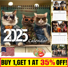 2025 Stylish Cats Calendar/Gift For Cat Lover, 2025 Wall Calendar, Cat Calendar picture